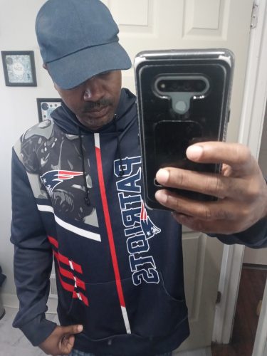 Personalized New England Patriots 3D Hoodie photo review