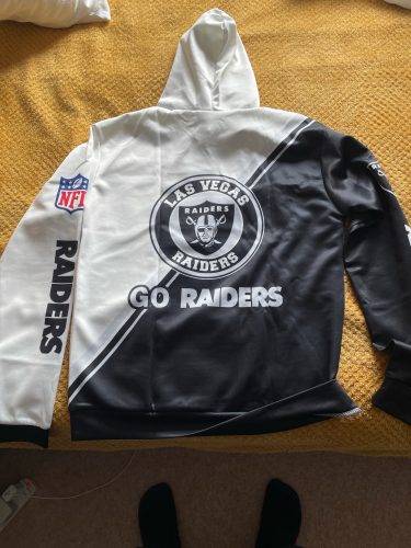 Oakland Raiders 3D Hoodie photo review